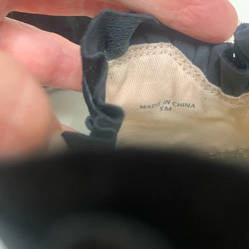 Kate Spade Black Suede Slide Size 5